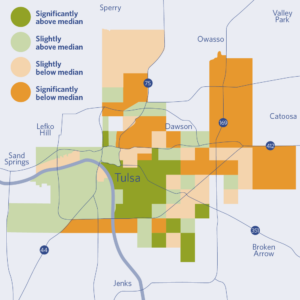 Map of Tulsa