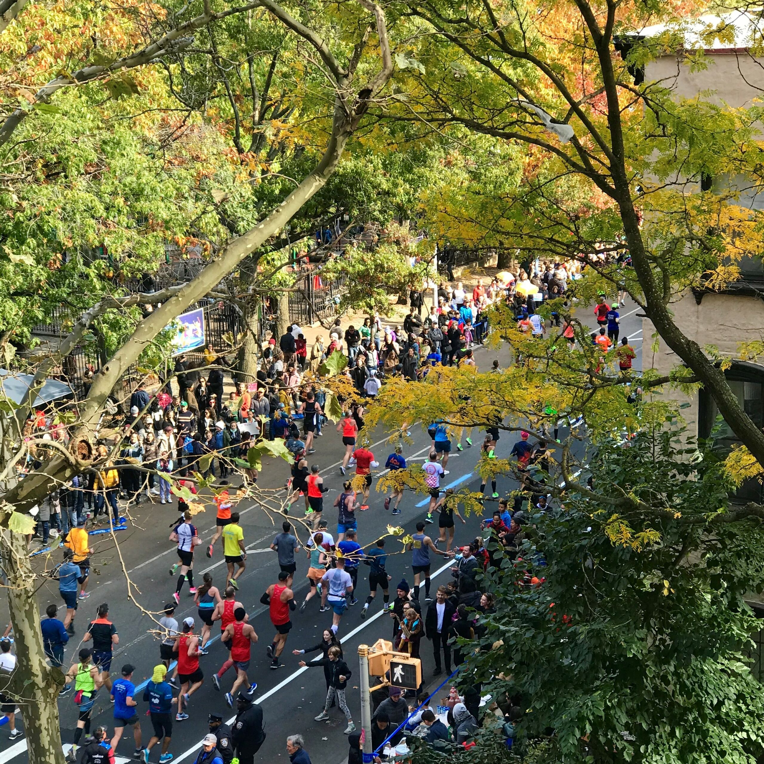 People running