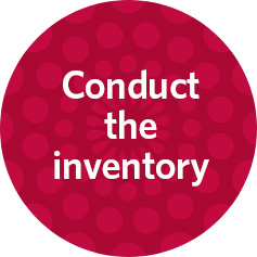 conduct the inventory